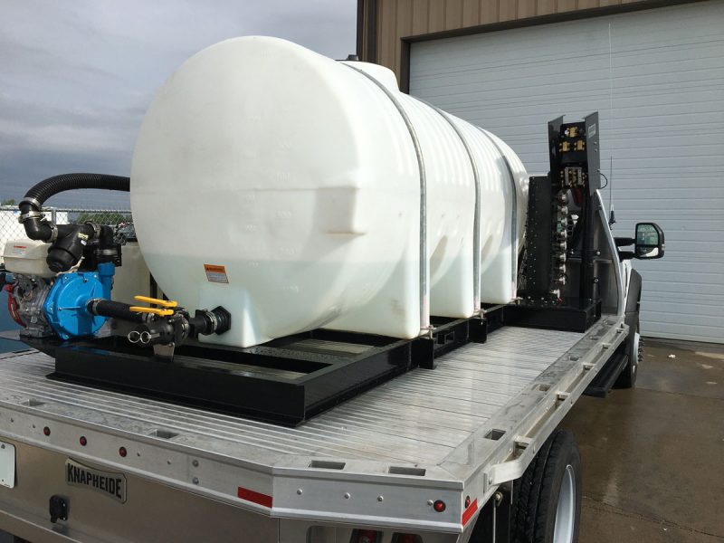 BENCO Roadside Spray truck with Norstar wobbler sprayhead