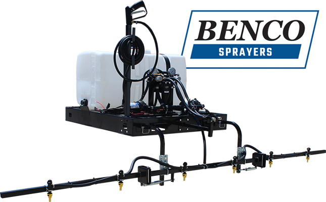 Benco Industrial Quality Farm sprayers - side by side drop in