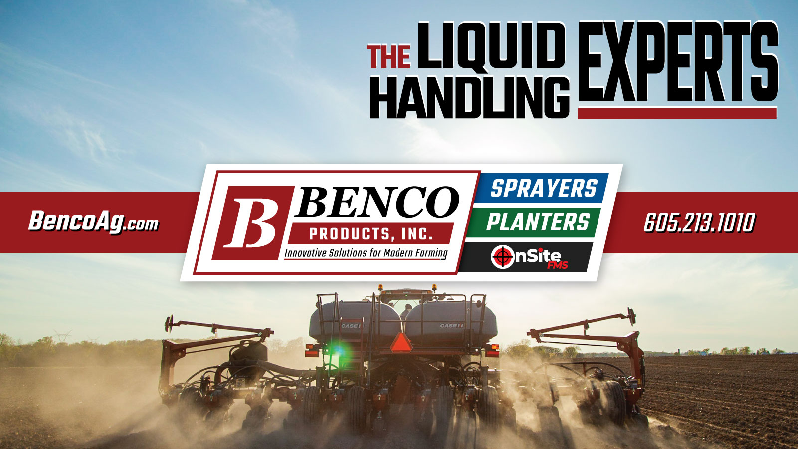 Benco Products in Tea, SD is your Liquid Handling Expert for planters and sprayers