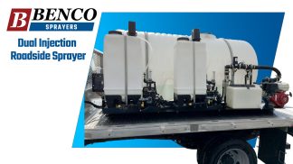 BENCO Professional Series Dual injection skid-mounted roadside sprayer