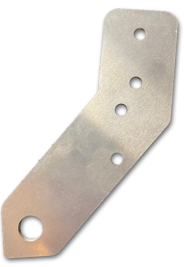 BENCO Heavy Duty Aluminum P2P check valve mounting bracket (holds 2 check valves)