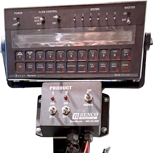 Raven SCS450 Rate Controller with BENCO add-on Switch Box
