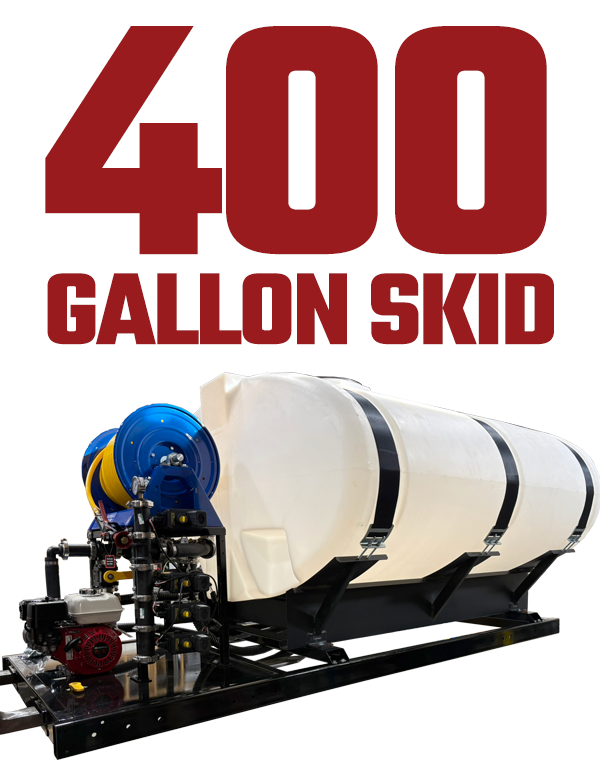 400 Gallon Skid Sprayer for Roadside Spraying, Dust control, or Deicing
