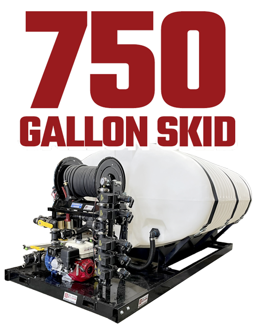750 Gallon Skid Sprayer for Roadside Spraying, Dust control, or Anti-icing
